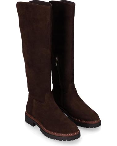 CHIKA10 SABELA 03 BROWN SUEDE TALL BOOT MARRON-BROWN
