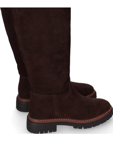 CHIKA10 SABELA 03 BROWN SUEDE TALL BOOT MARRON-BROWN