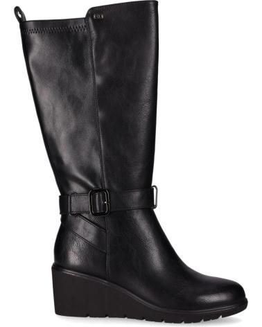 CHIKA10 CLAKISA 04 BLACK HIGH WEDGE BOOT NEGRO-BLACK