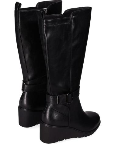 CHIKA10 CLAKISA 04 BLACK HIGH WEDGE BOOT NEGRO-BLACK