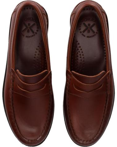 CHIKA10 ST RANGER 4634 - BURGUNDY LEATHER LOAFERS BURDEOS-BURGUNDY