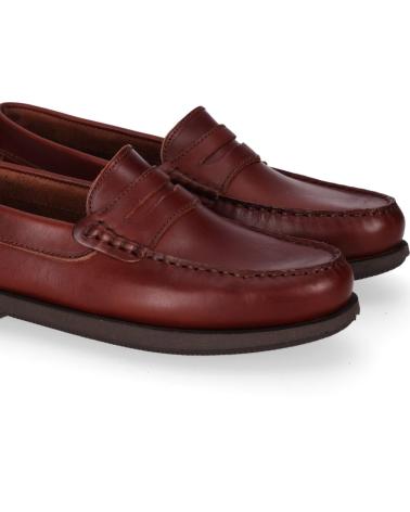 CHIKA10 ST RANGER 4634 - BURGUNDY LEATHER LOAFERS BURDEOS-BURGUNDY