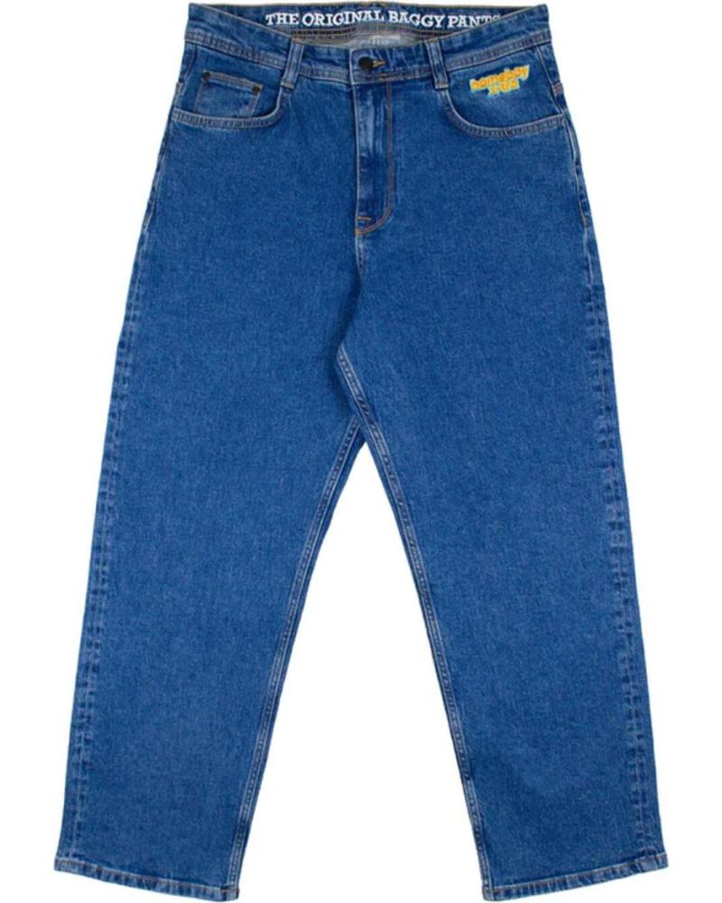 HOMEBOY X-TRA BAGGY DIAMOND DENIM WASHED BLUE JEANS NAN