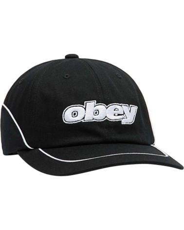 GORRA OBEY REWIND 6 PANEL VELCRO BACK NEGRA NAN