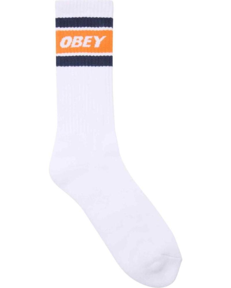 CALCETINES OBEY COOPER II BLANCOS - NARANJA NAN CALCETINES OBEY COOPER II BLANCOS - NARANJA NAN