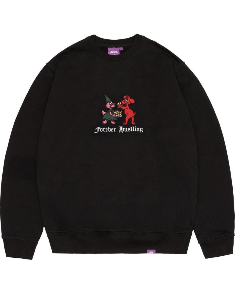 JACKER SWEAT-SHIRT BON APPETIT NOIR NAN JACKER SWEAT-SHIRT BON APPETIT NOIR NAN