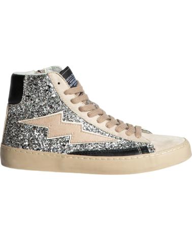 CORINA SNEAKERS ALTE M5506 GRIGIO PIOMBO CON GLITTER GRIS