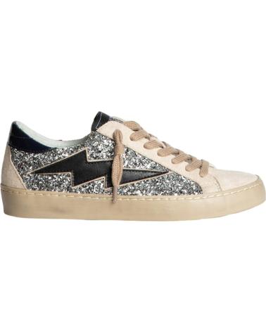 SNEAKERS CORINA M5505 GLITTER FULMINE GRIGIO PIOMBO GRIS