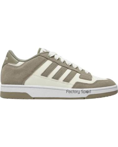 ADIDAS RAPID COURT LOW PARA HOMBRE - 41 1-3 GRIS-BEIGE