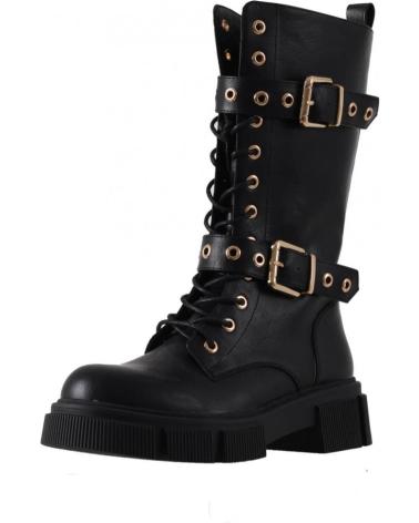 RELISH SINGHI - BOTTES MILITAIRES FEMME NOIRES NEGRO