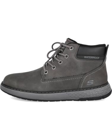 STIVALI SKECHERS 205235 WATERPROOF RELAXED FIT GARLAN-DENO GRIGIO GRIS