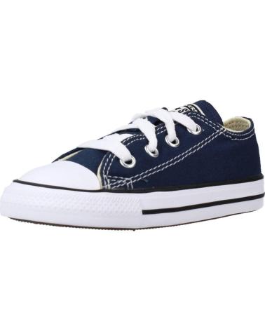 CONVERSE CHUCK TAYLOR ALL STAR OX 7J237 - TIEF GESCHNITTENE CANVAS-SNEAKER MARINEBLAU AZUL