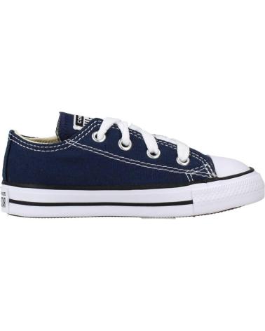 CONVERSE CHUCK TAYLOR ALL STAR OX 7J237 - TIEF GESCHNITTENE CANVAS-SNEAKER MARINEBLAU AZUL