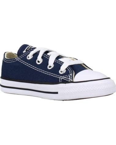 CONVERSE CHUCK TAYLOR ALL STAR OX 7J237 - TIEF GESCHNITTENE CANVAS-SNEAKER MARINEBLAU AZUL