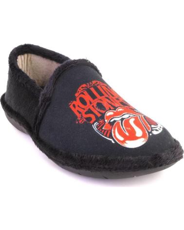 SUAVEFLEX 250-ROLLING BLACK HOUSE SLIPPERS NEGRO