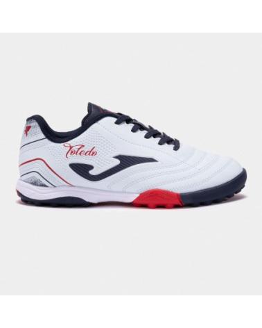 BOTA DE FÚTBOL JOMA TOLEDO 2505 TURF BLANCO ROJO AZUL MARINO VARIOS COLORES
