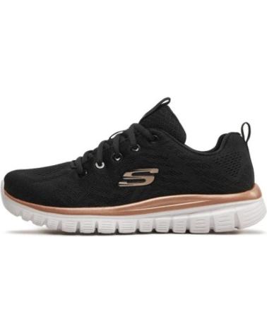 SKECHERS ZAPATILLAS 12615 NEGRO