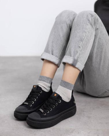 REFRESH 173073 SCHWARZ - PLATEAU-SNEAKER NEGRO REFRESH 173073 SCHWARZ - PLATEAU-SNEAKER NEGRO