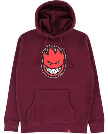 CAMISOLA COM CAPUZ SPITFIRE BIGHEAD FILL BORGONHA NAN