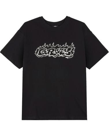 GRIMEY THE SHELTER THROW UP REGULAR T-SHIRT SCHWARZ NAN