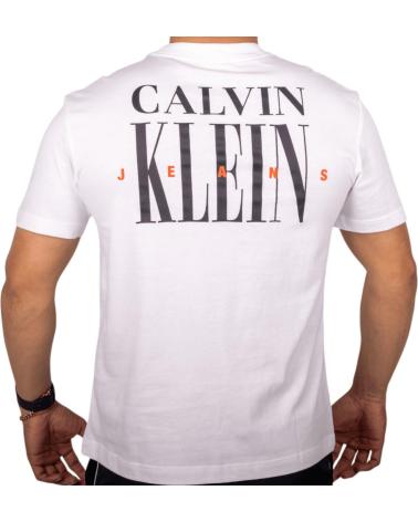 CALVIN KLEIN CAMISETA CON LOGO ESPALDA BLANCO