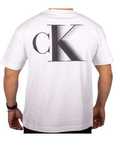 CALVIN KLEIN CAMISETA HOLGADA CON MONOGRAMA BLANCO