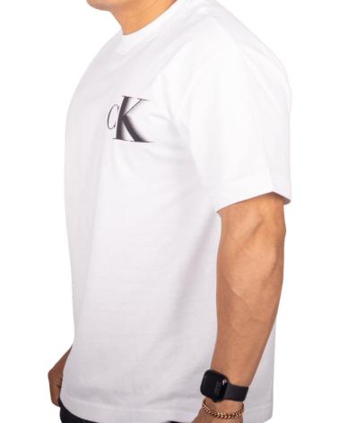 CALVIN KLEIN CAMISETA HOLGADA CON MONOGRAMA BLANCO