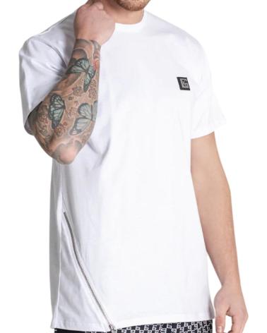 GIANNI KAVANAGH CAMISETA CON CREMALLERA BLANCA