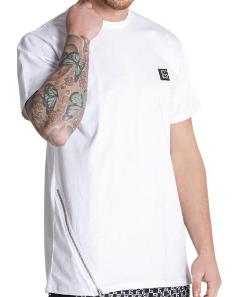 GIANNI KAVANAGH CAMISETA CON CREMALLERA BLANCA GIANNI KAVANAGH CAMISETA CON CREMALLERA BLANCA