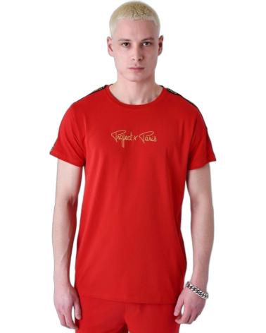 PROJECT X PARIS CAMISETA CLASICA CON RAYAS HOMBRO ROJO