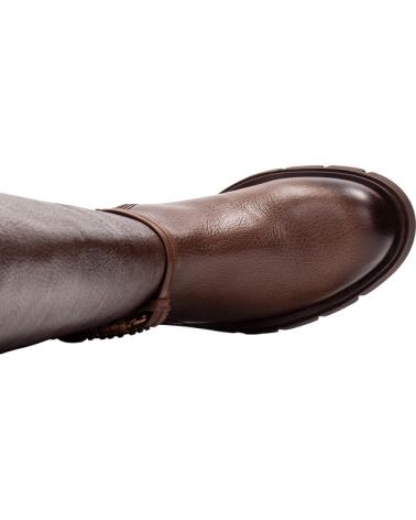 BOTAS HISPANITAS ZURICH HI254332 DE COURO COR AVELÃ MARROM MARRóN