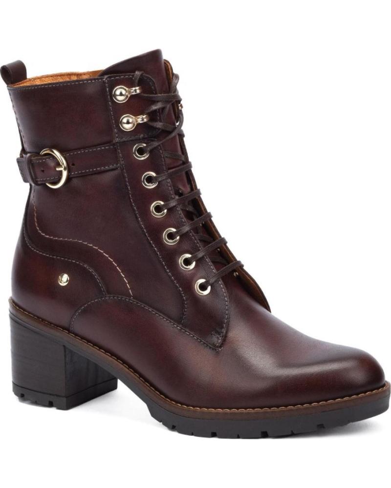 BOTTINES À TALON PIKOLINOS LLANES W7H MARRON MARRóN