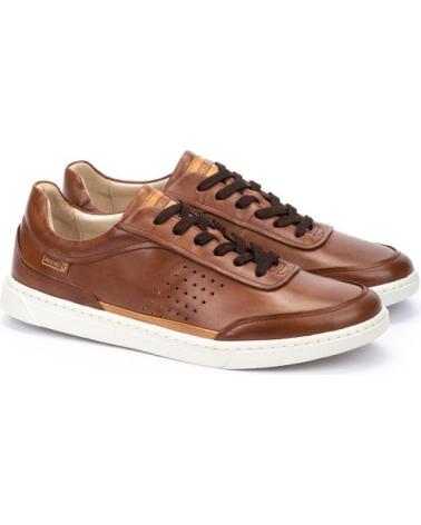 PIKOLINOS ALICANTE M2U LEATHER SNEAKERS IN BROWN MARRóN PIKOLINOS ALICANTE M2U LEATHER SNEAKERS IN BROWN MARRóN