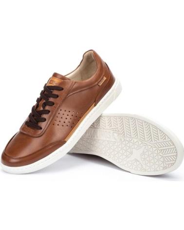 PIKOLINOS ALICANTE M2U LEATHER SNEAKERS IN BROWN MARRóN PIKOLINOS ALICANTE M2U LEATHER SNEAKERS IN BROWN MARRóN