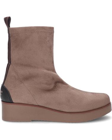 PEDRO MIRALLES BOOTS 27500 SUEDE STRETCH TAUPE TAUPE