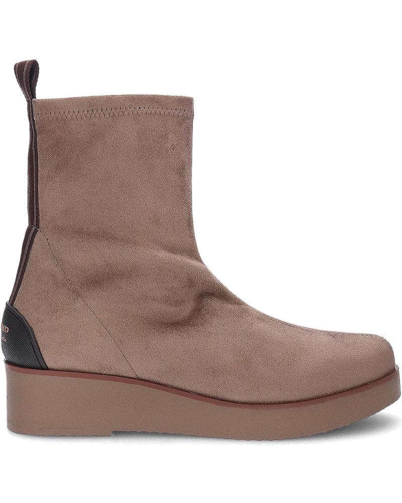 PEDRO MIRALLES BOOTS 27500 SUEDE STRETCH TAUPE TAUPE