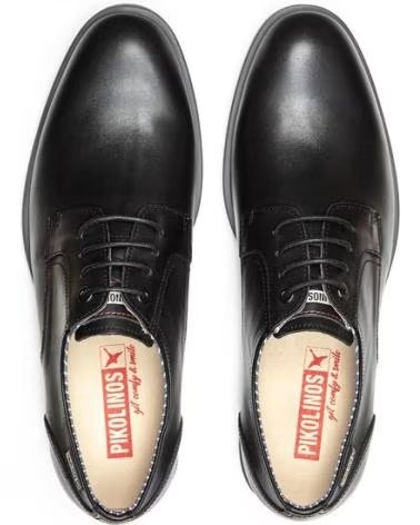 Zapatos-De-Hombre-PIKOLINOS-4130-ZAPATOS-CON-CORDONES-DE-HOMBRE-PIEL-NEGRO