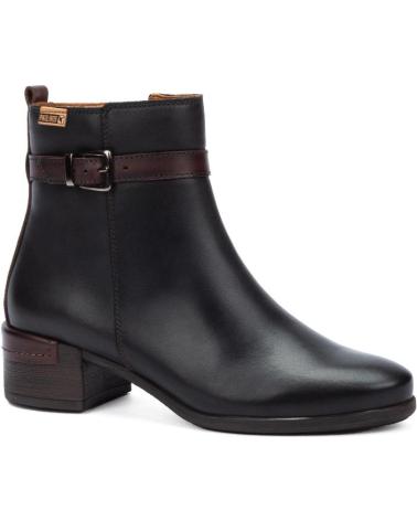 STIVALETTO PIKOLINOS MÁLAGA W6W-8622C1 IN PELLE NERA CON TACCO BLACK