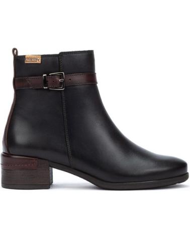 STIVALETTO PIKOLINOS MÁLAGA W6W-8622C1 IN PELLE NERA CON TACCO BLACK