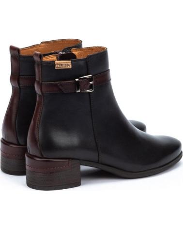 STIVALETTO PIKOLINOS MÁLAGA W6W-8622C1 IN PELLE NERA CON TACCO BLACK