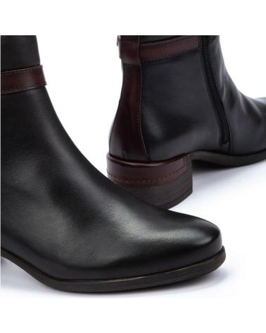STIVALETTO PIKOLINOS MÁLAGA W6W-8622C1 IN PELLE NERA CON TACCO BLACK