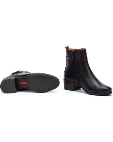 STIVALETTO PIKOLINOS MÁLAGA W6W-8622C1 IN PELLE NERA CON TACCO BLACK