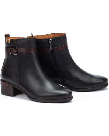 STIVALETTO PIKOLINOS MÁLAGA W6W-8622C1 IN PELLE NERA CON TACCO BLACK