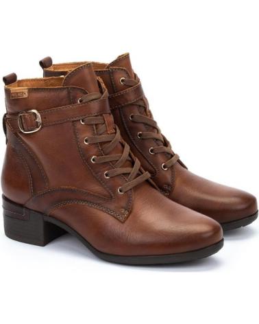 PIKOLINOS BOTINES DE TACÓN MÁLAGA W6W DE CUERO MARRÓN MARRóN PIKOLINOS BOTINES DE TACÓN MÁLAGA W6W DE CUERO MARRÓN MARRóN