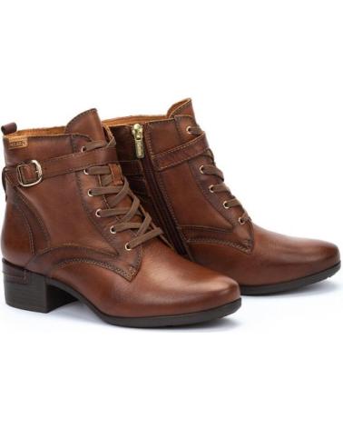 PIKOLINOS BOTINES DE TACÓN MÁLAGA W6W DE CUERO MARRÓN MARRóN PIKOLINOS BOTINES DE TACÓN MÁLAGA W6W DE CUERO MARRÓN MARRóN