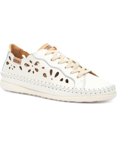 PIKOLINOS SOLLER W8B ZAPATILLAS CASUAL DE PIEL PERFORADA BEIGE PARA MUJER BEIGE PIKOLINOS SOLLER W8B ZAPATILLAS CASUAL DE PIEL PERFORADA BEIGE PARA MUJER BEIGE