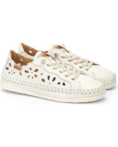 PIKOLINOS SOLLER W8B ZAPATILLAS CASUAL DE PIEL PERFORADA BEIGE PARA MUJER BEIGE PIKOLINOS SOLLER W8B ZAPATILLAS CASUAL DE PIEL PERFORADA BEIGE PARA MUJER BEIGE