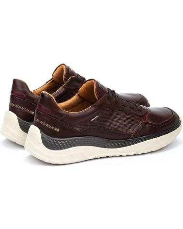 PIKOLINOS MOTRIL M2C BROWN LEATHER CASUAL SNEAKERS MARRóN