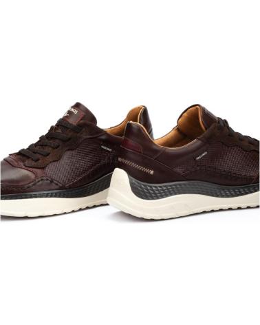 PIKOLINOS MOTRIL M2C BROWN LEATHER CASUAL SNEAKERS MARRóN