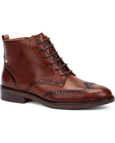 BOTINES PIKOLINOS PUERTOLLANO W3C PLANOS EN PIEL MARRÓN MARRóN